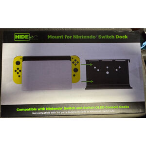 HIDEit Mounts Nintendo Switch Console Dock Wall Mount New in Box